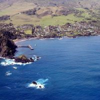 Aerial View of Hana Bay