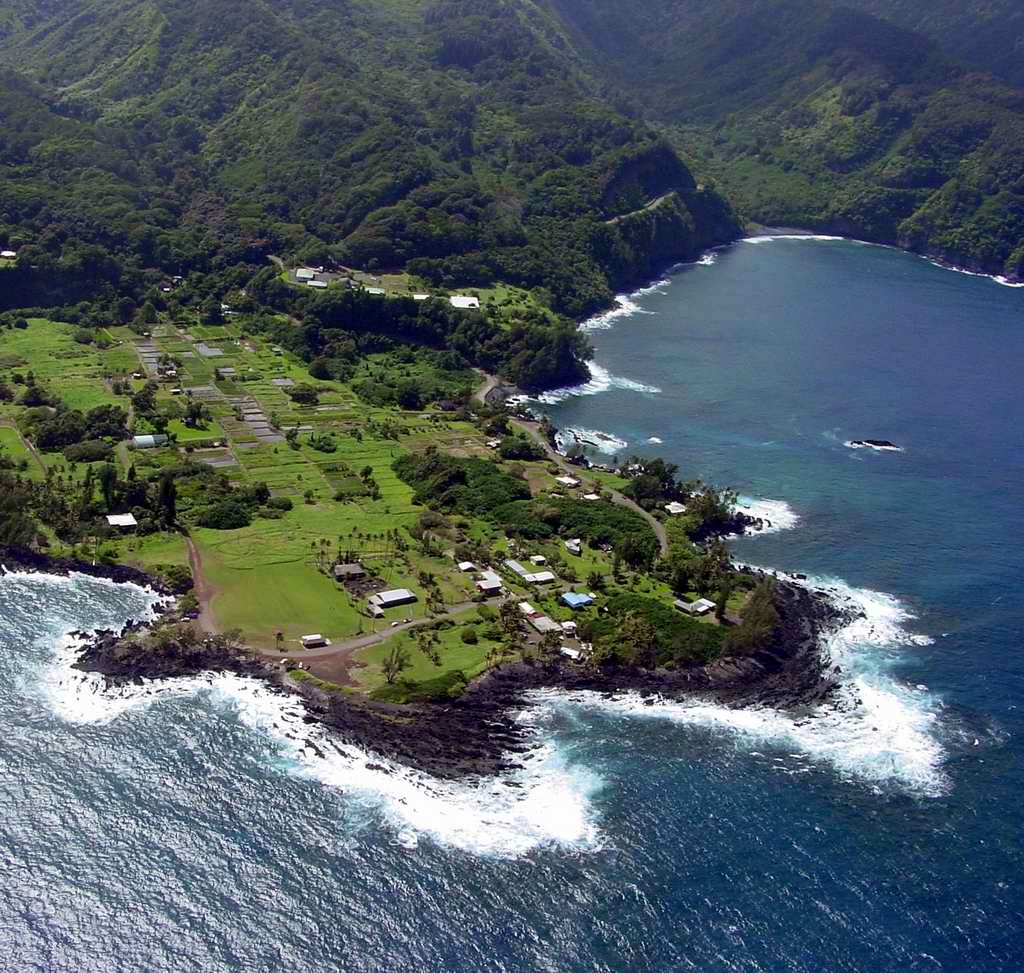 Hana Sky view of Keanae