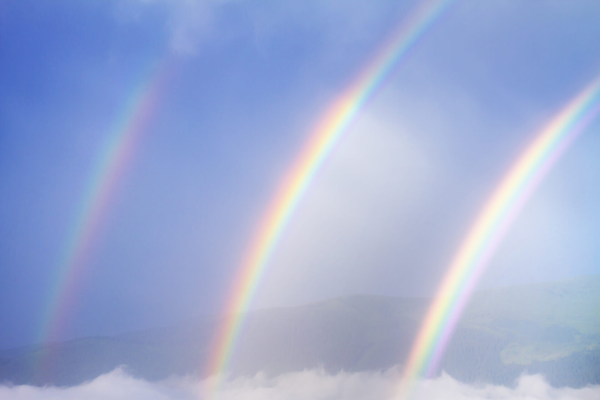 Triple rainbow