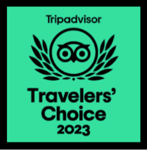 Tripadvisor Travelers' Choice award badge